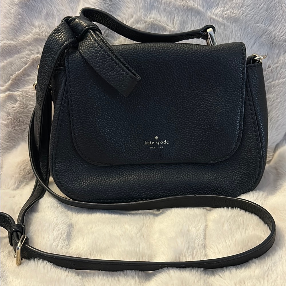 Kate Spade Black Leather Crossbody Bag